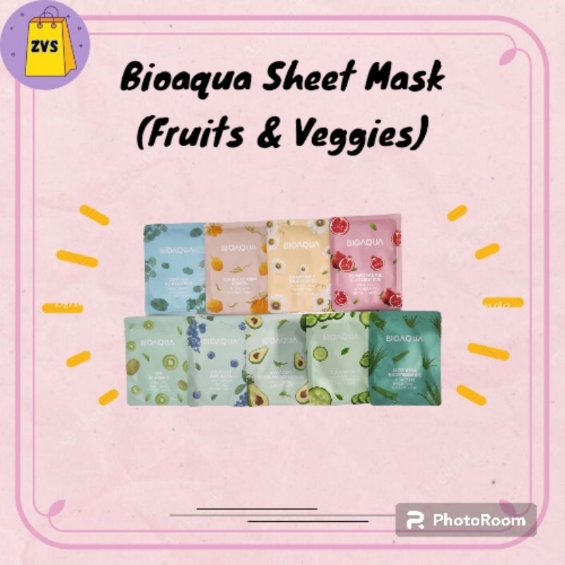 Bioaqua Sheet Mask Mix / Sheet Mask Bioaqua / Masker Bioaqua