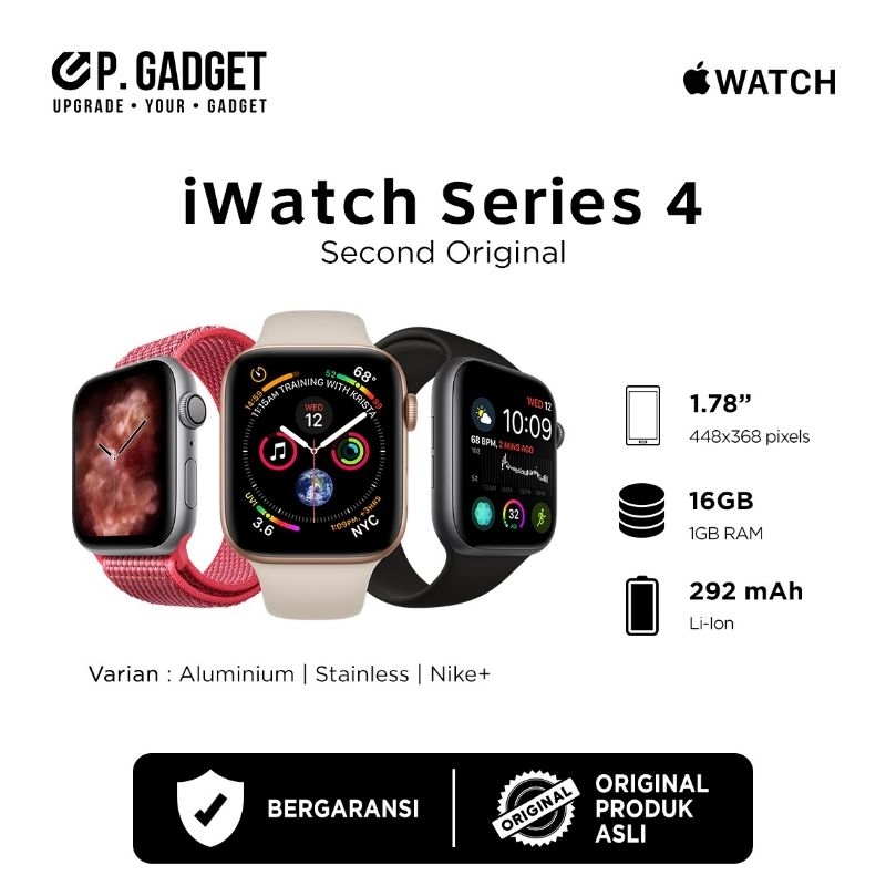 IWATCH SERIES 4 (SECOND ORIGINAL) IWATCH PONTIANAK