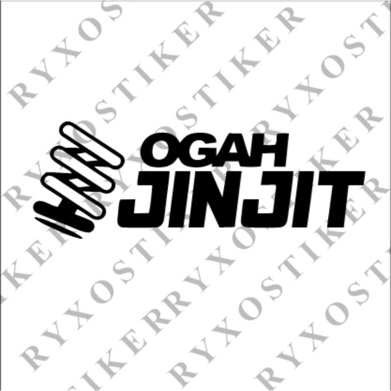 stiker ogah jinjit