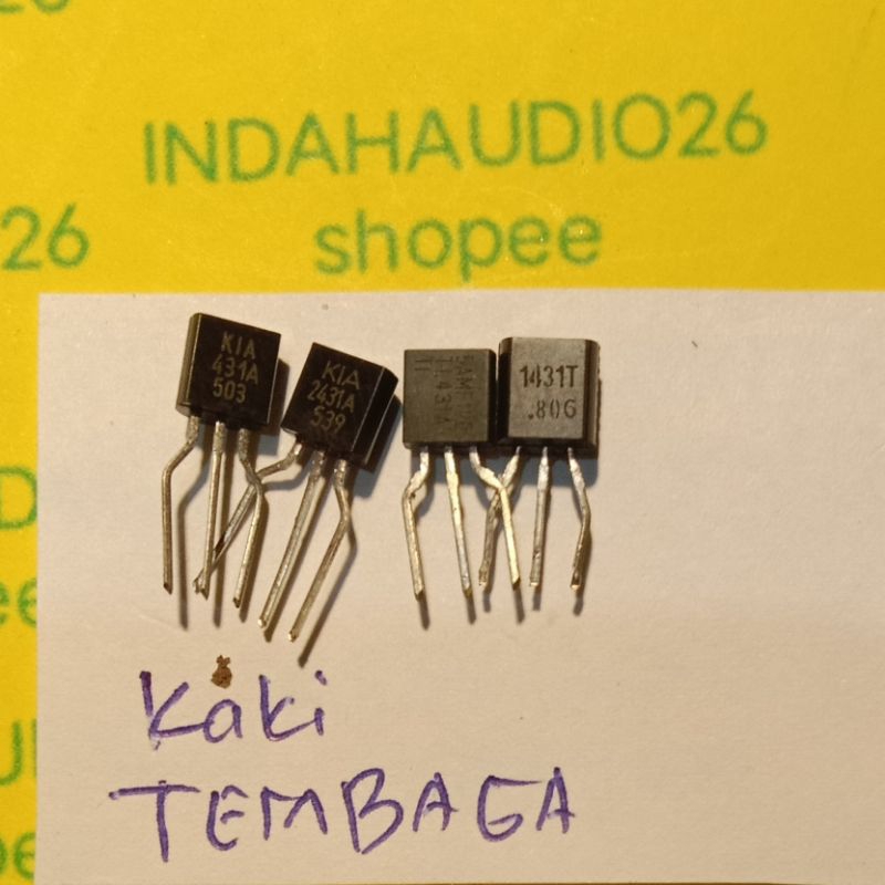 tr ic TL431 KIA 431a KIA 2431  transistor regulator 431 tl431a TL431C   TL 431C