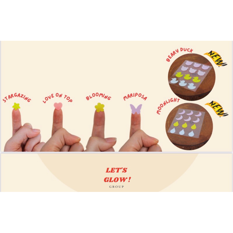 HYDROCOLLOID ACNE PATCH COLORFUL ( acne patch aesthetic & lucu)