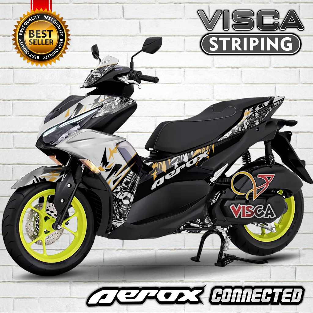 Decal Aerox 155 Connected 2021 2022 Full Body - Stiker Aerox 155 Connected 2021 2022 Keren - Decal A