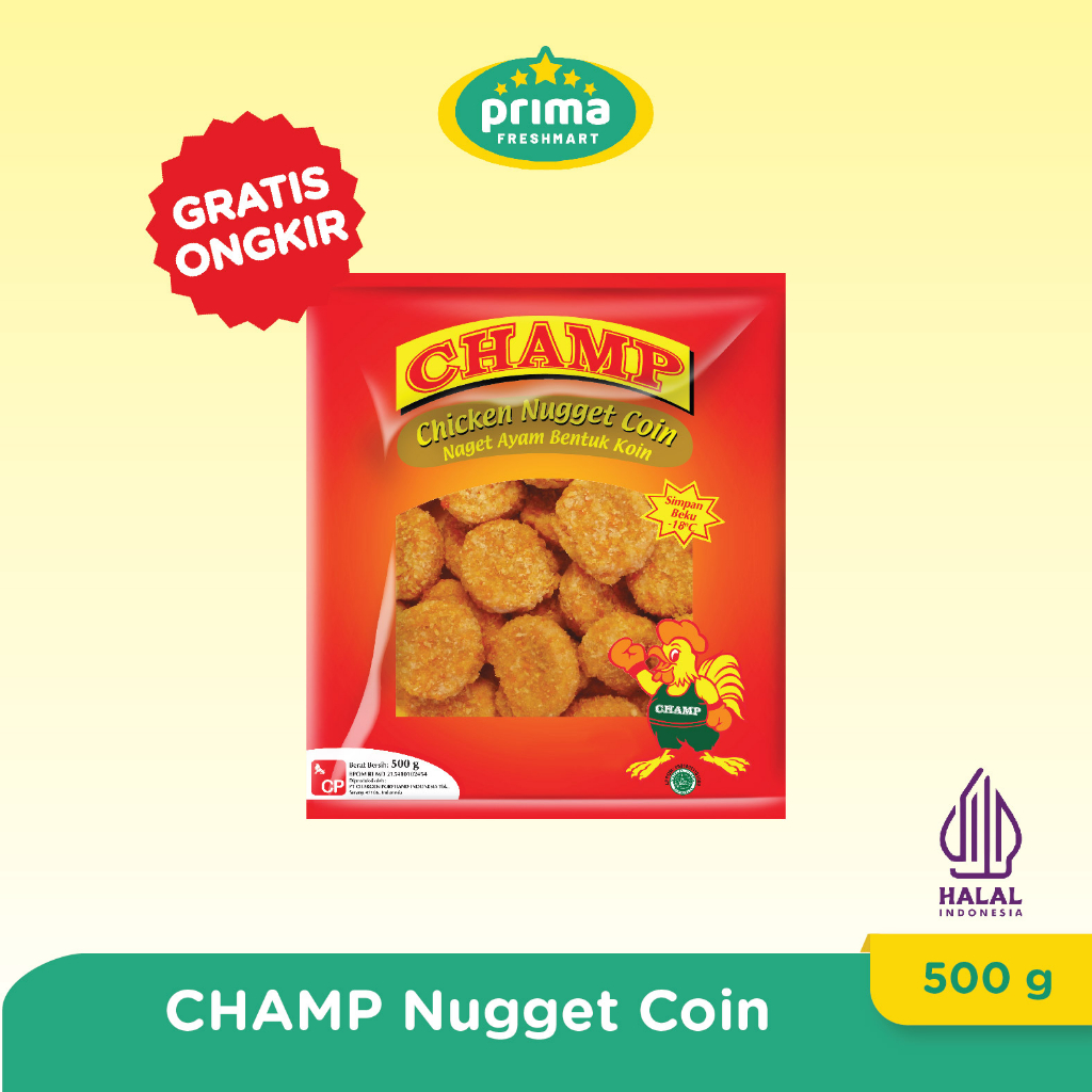 Promo Harga Champ Nugget Chicken Nugget Coin 500 gr - Shopee