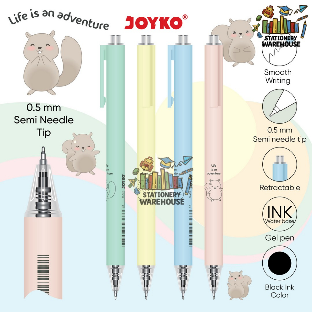

Gel Pen Pulpen Pena Joyko GP-373 0.5 mm