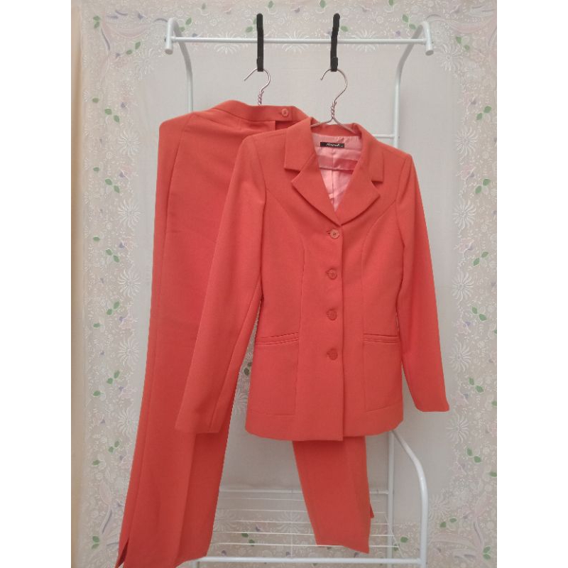(SATU SET) Blazer / Jas Wanita formal Reyner LD 89 cm Size M