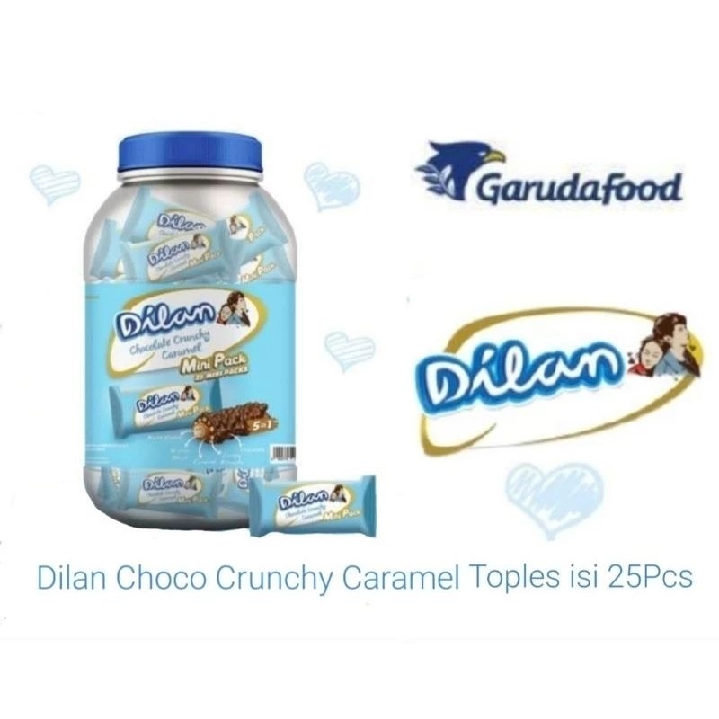 

dilan TOPLES chocolate crunchy caramel mini pack isi 25 pcs