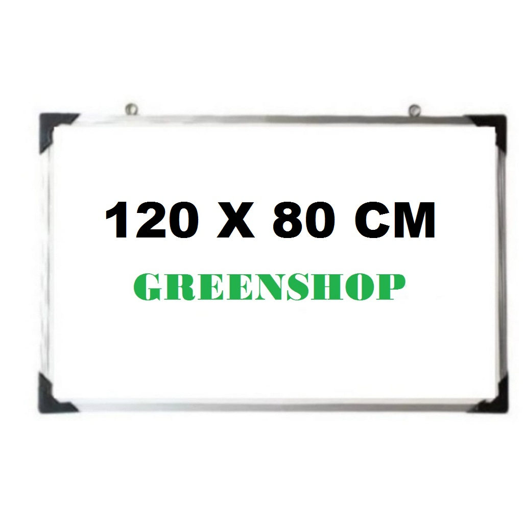 

PAPAN TULIS SPIDOL ATAU KAPUR / WHITEBOARD / BLACKBOARD UKURAN 120 X 80 CM GREEN_SHOP