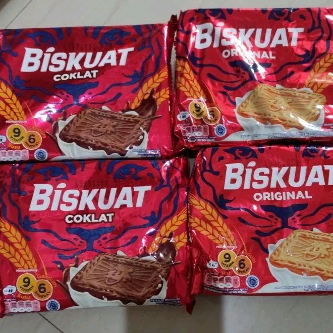 

Biskuit Biskuat rasa Original Coklat 121,6 gram