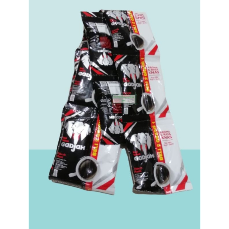 

KOPI GADJAH TUBRUK MANIS + GULA TERPISAH 1 RENCENG ISI 10 Sachet