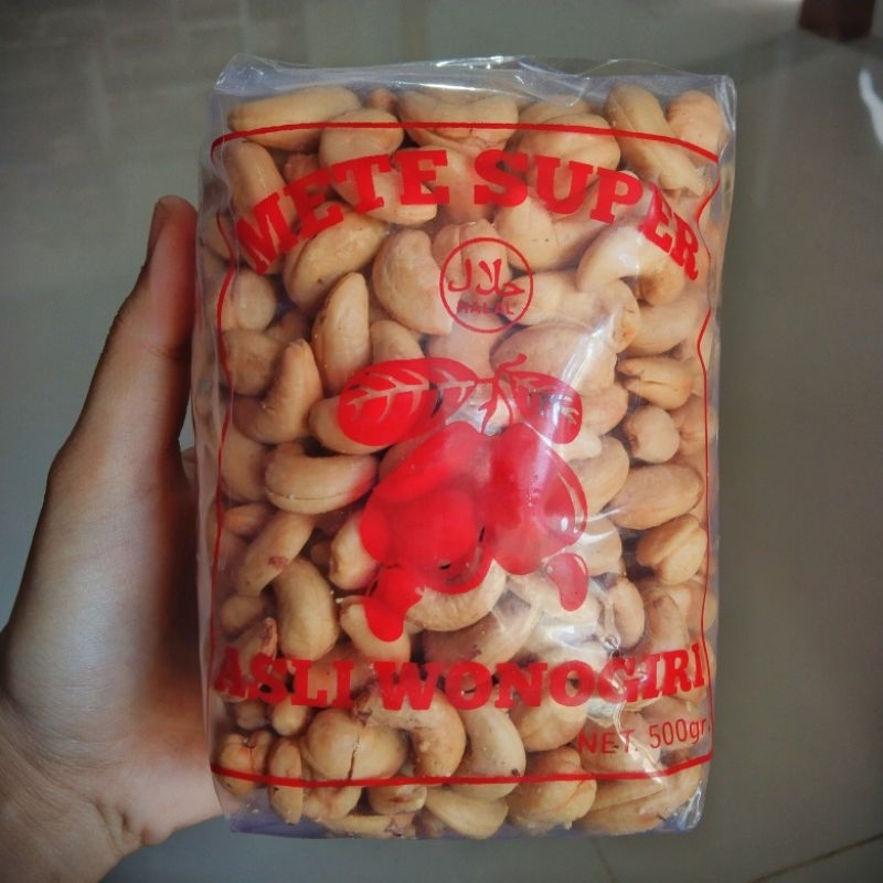 

[500g] kacang mete varian rasa kacang mete asli Wonogiri Mede goreng bawang original wijen bakar coklat pedas manis oven panggang