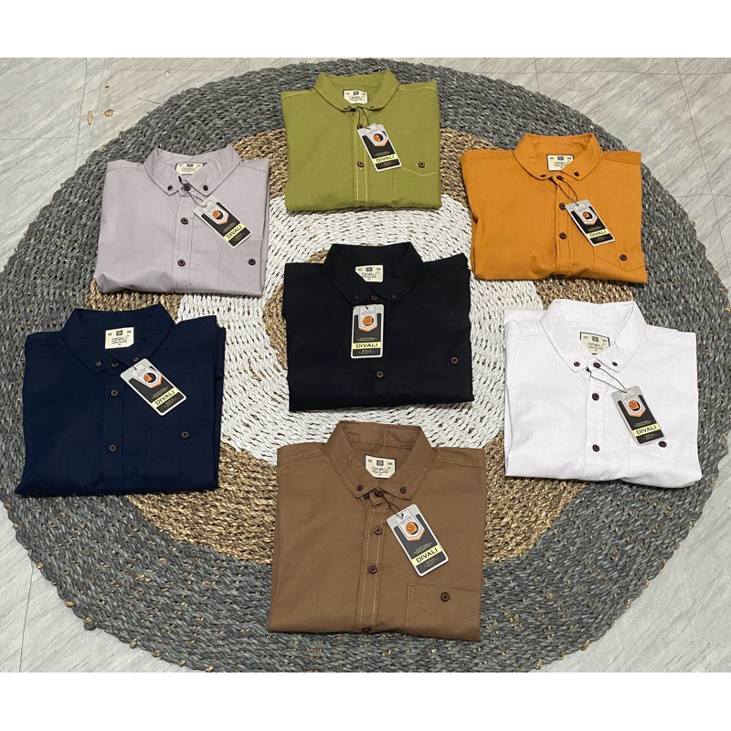 KEMEJA PANJANG COTTON CIGARRETE BY DIVALI.SUPPLY