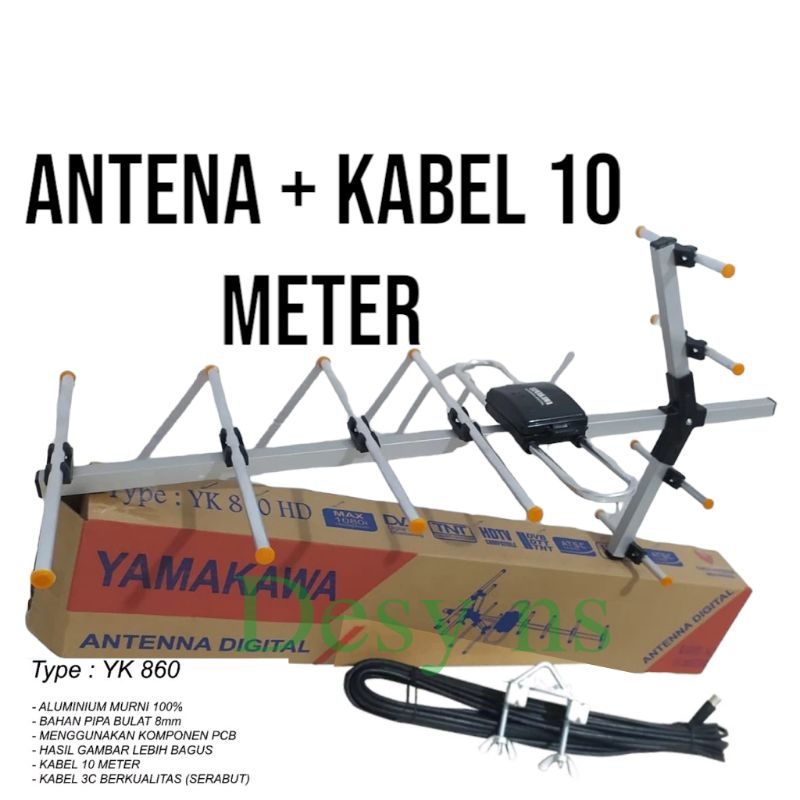 Antena Yamakawa / Antena Luar / Antena Digital / Antena Outdoor Digital Tv / Antena Tv Free Kabel / Antena Digital