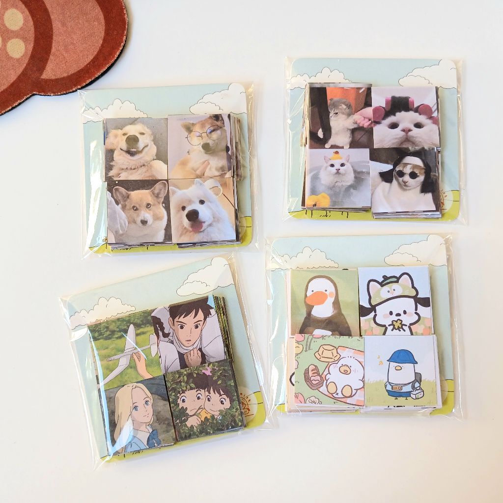 

sticker mini segel custom freebies isi 104pcs cute aesthetic random vol. 2 - mimimoist