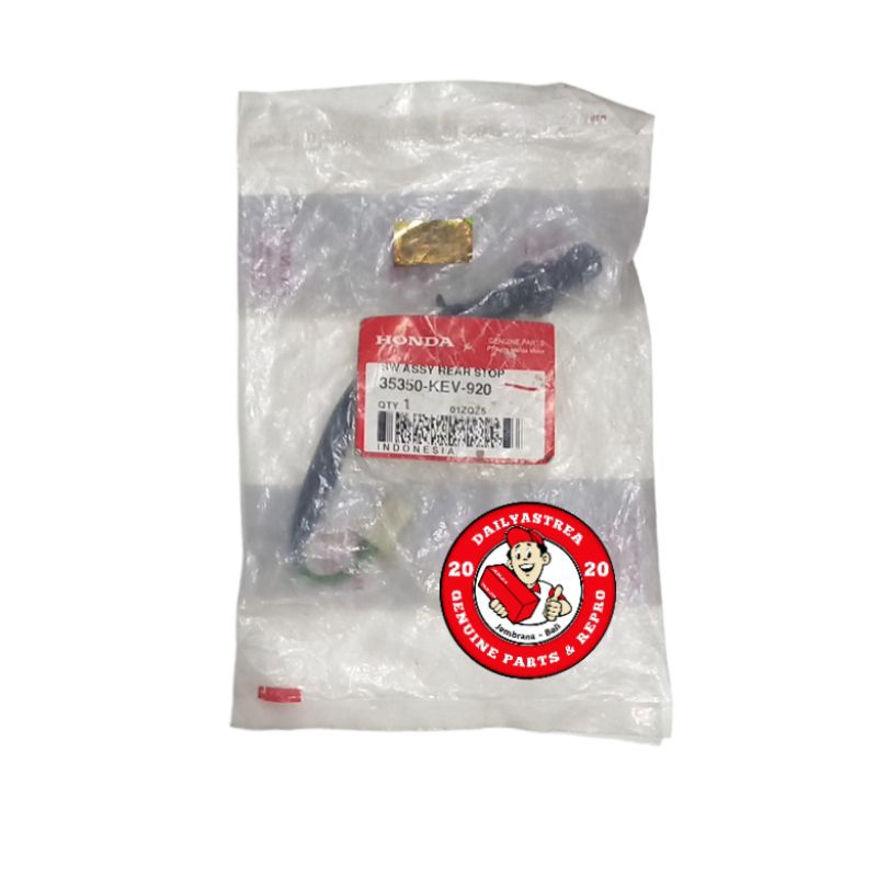 SWITCH SWIT REM RIM BELAKANG HONDA SUPRA X 125 BATMAN ORIGINAL ORI AHM 35350-KEV-920