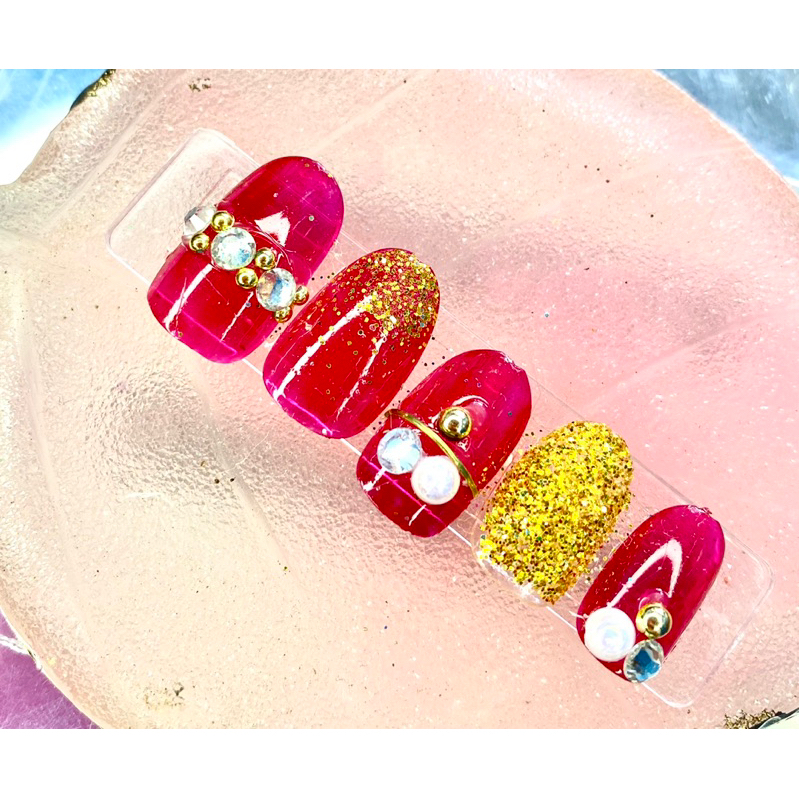 kuku palsu wedding simple cantik // kuku palsu simple