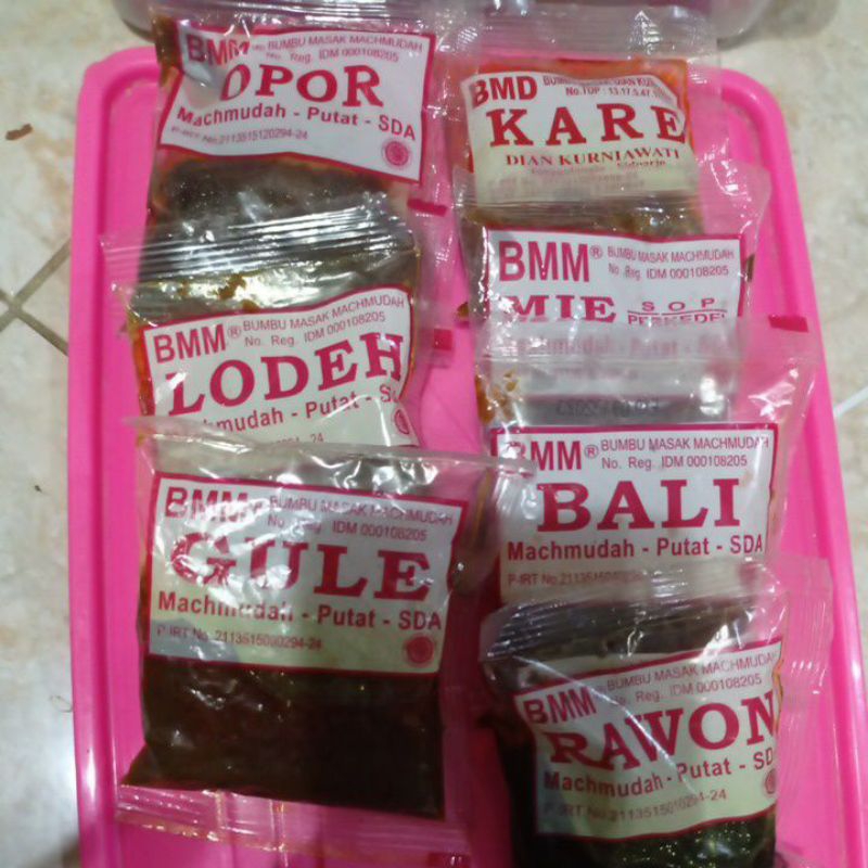 

6pcs BUMBU JADI (BUMBU MASAK) Praktis (varian mix)