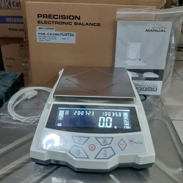 TIMBANGAN EMAS /LAB FUJITSU FSR-C 6000g x 01g / EMAS 6KG  batre Berkualitas