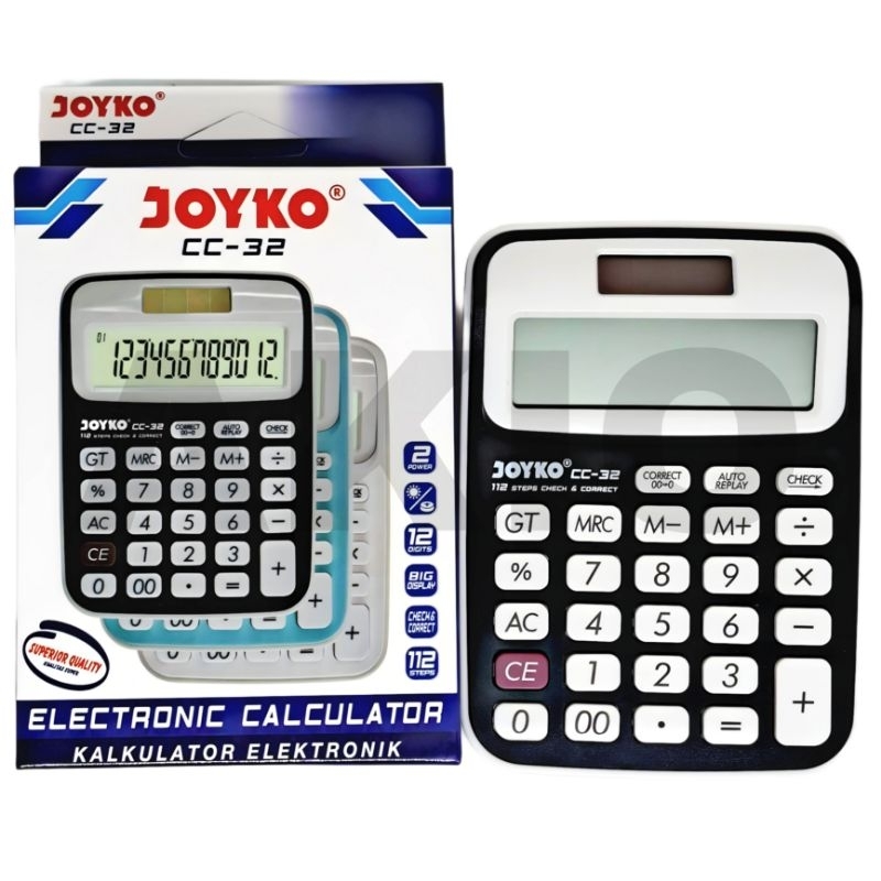 

Kalkulator JOYKO CC-32 12 Digit Mini Kecil Aesthetic Saku Lucu Murah