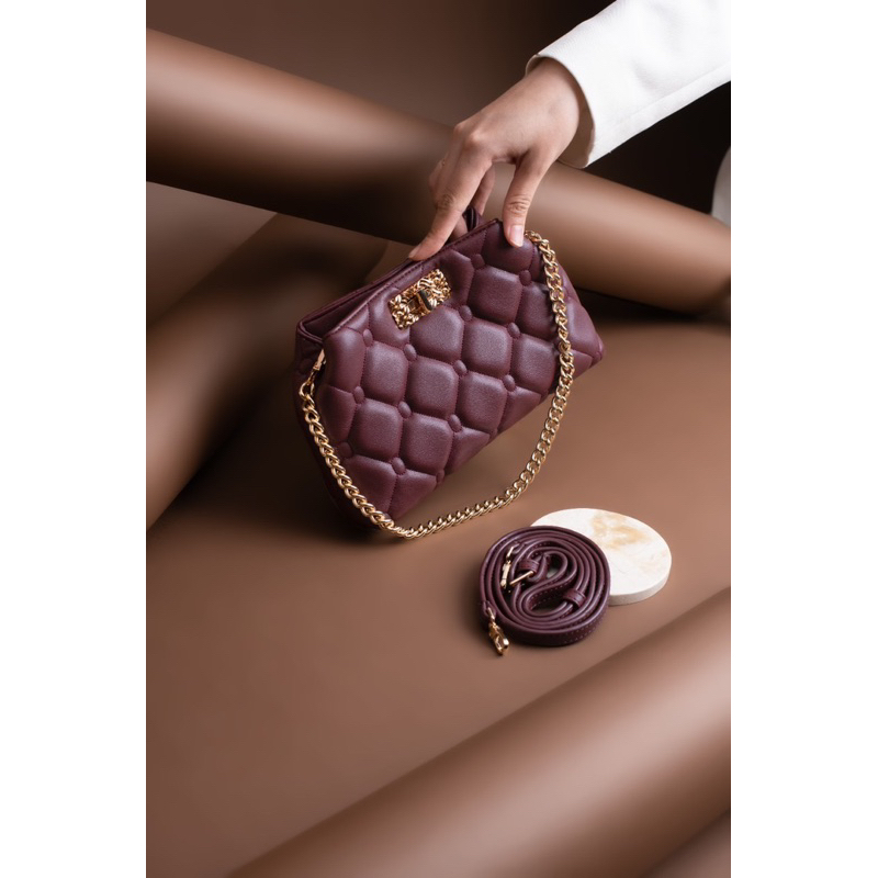 Heylocal ELOISE BAG MAROON