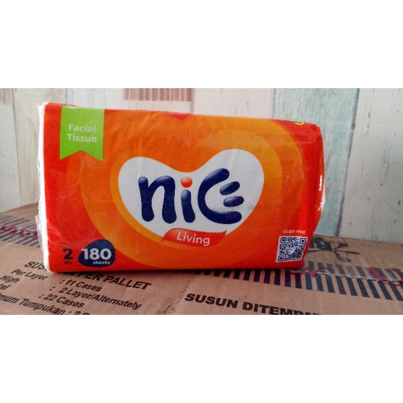 TISSUE TISU Tisue NICE 2ply 180sheet GROSIR