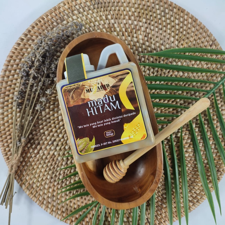 

madu hitam manis mujahid alami / madu hitam asli 100% / madu alami penambah stamina / madu hitam propolis / madu mujahid original / madu asli tanpa campuran / madu meningkatkan imun / madu nafsu makan