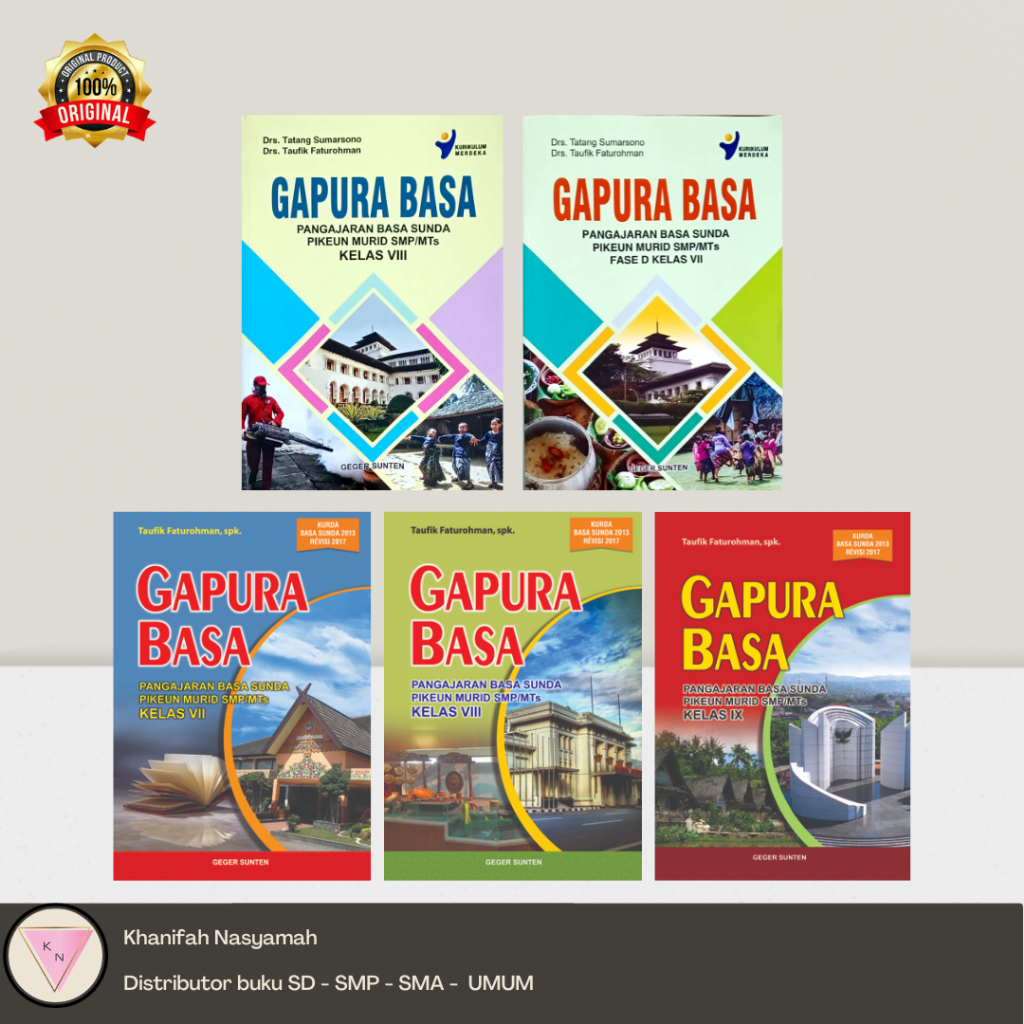 Gapura Basa Sunda Kelas 7 | Gapura Basa Sunda Kelas 8 | Gapura Basa Sunda Kelas 9 | Kurikulum Merdek