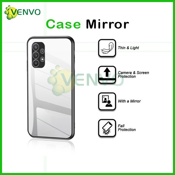 VENVO - Case Premium Mirror Oppo A17 A17K A31 A52 A92 A53 A33 A54 4G