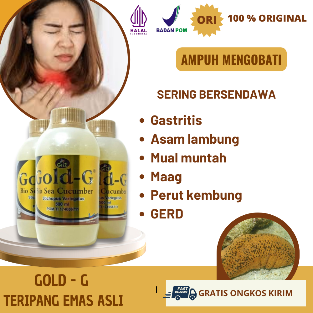 JELLY GAMAT 100 100% Original Malaysia Obat Herbal Sakit Rematik Asam Lambung Urat Gerd Magh Maag