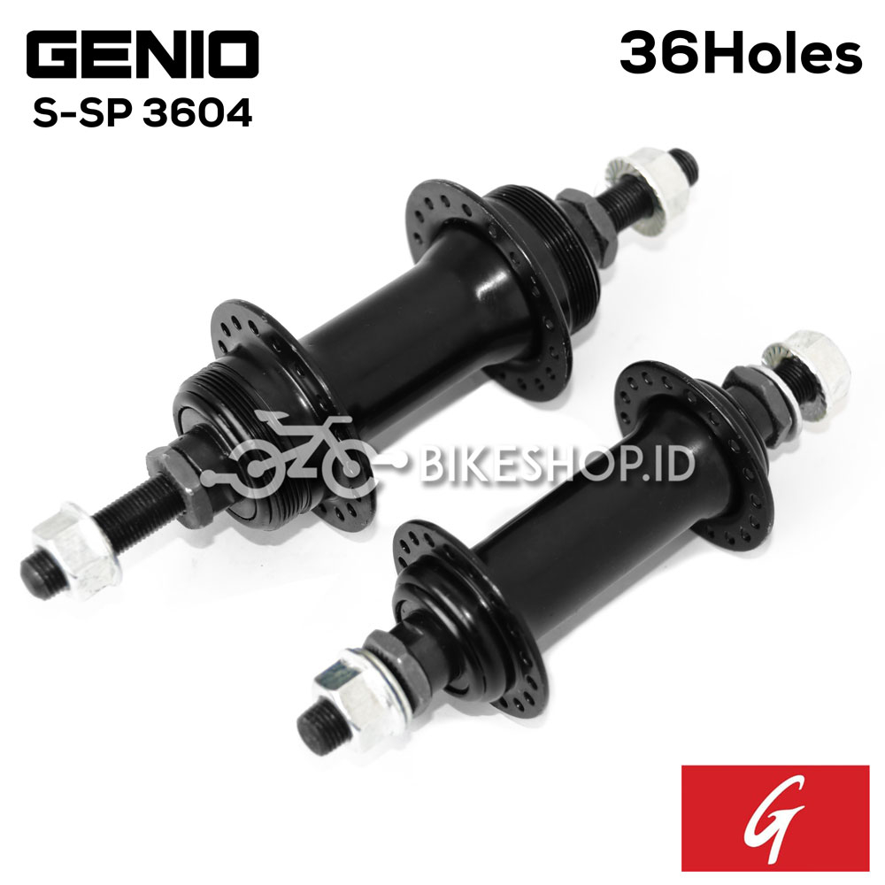 Hub Bos Bosch GENIO 36 Lubang Depan Belakang Hitam 36H Sepeda | High Quality