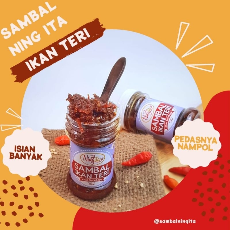 

Sambal Ning Ita - Sambal Ikan Teri 150gram siap dikonsumsi [ Best Seller ]