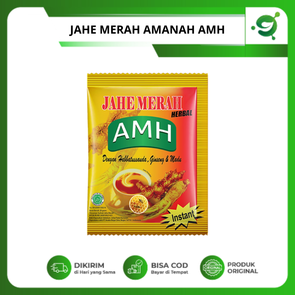 

Jahe Merah Super AMH Amanah isi 10 Sachet