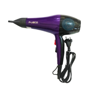 Pengering Rambut Fleco 268B - Hitam, 1600W, Dengan Teknologi Ion Negatif dan Perlindungan Overheat