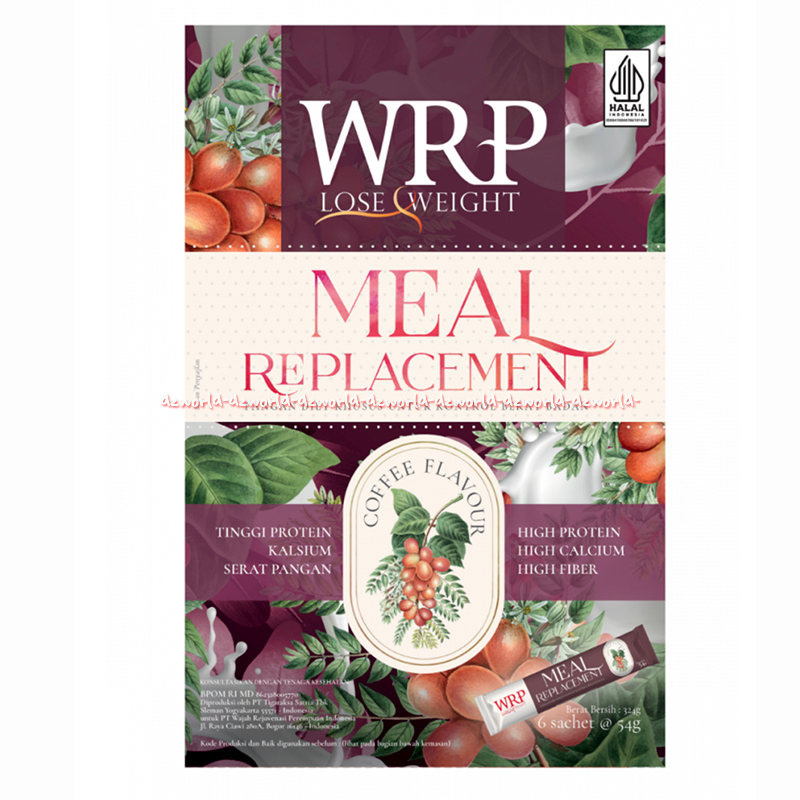 

Wrp Lose Weight Meal Replacement 6sachet Kopi Susu WRP Rasa Kopi Coffee Flavour Susu Diet Rasa Kopi Kurus