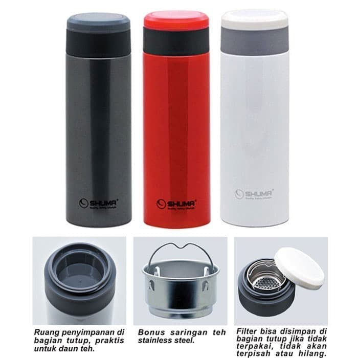 TERMOS BOTOL AIR PANAS SHUMA VACUUM TUMBLER 350ML