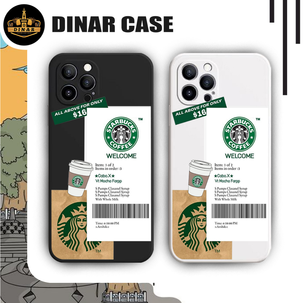 Softcase Realme 5 5 PRO C11 C15 C20 C21 C21Y C25 C31 C30 C35 C55 C33 ...    "Starbucks" Casing Silik