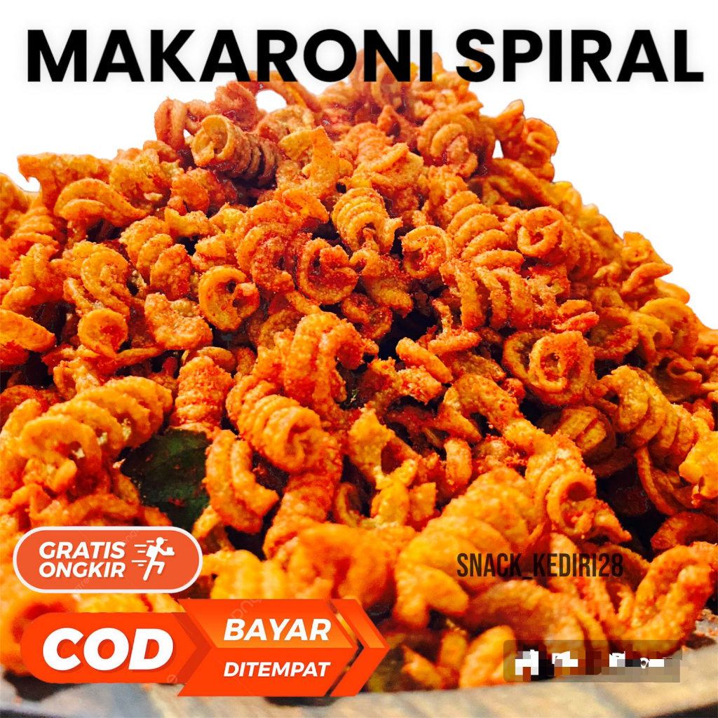 

MAKARONI SPIRAL PEDAS KRIUK DAUN JERUK