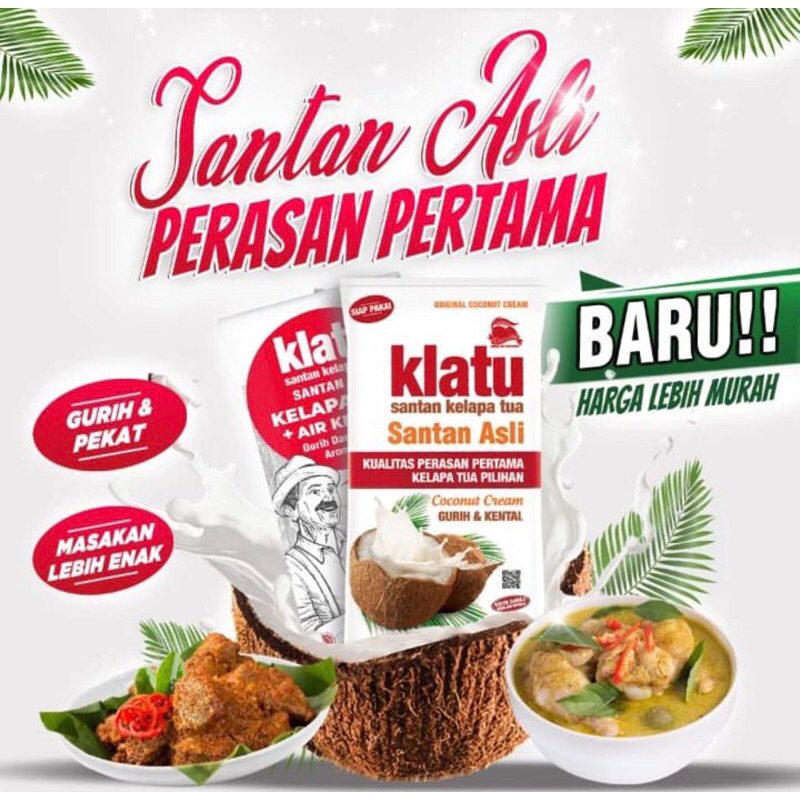 

Santan Klatu Santan Kelapa Tua Perasan Pertama