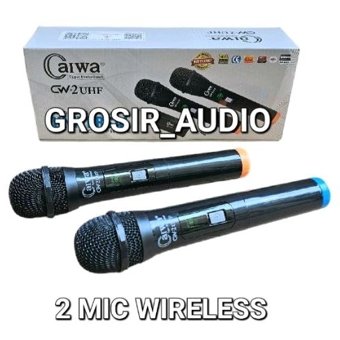MIC WIRELESS AIWA CW 2 UHF ,MICROPHONE AIWA CW2 UHF ,MIC AIWA UHF ,MIC CAIWA CW 2 UHF