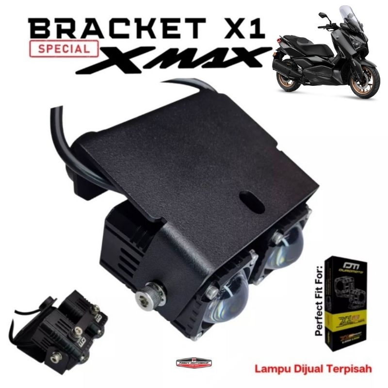 Breket Lampu D2 Duromoto X1 X2 utk Yamaha XMAX