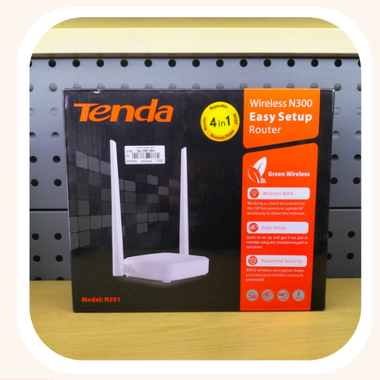 ROUTER TENDA N301 WIRELESS ROUTER TENDA ACSES POINT