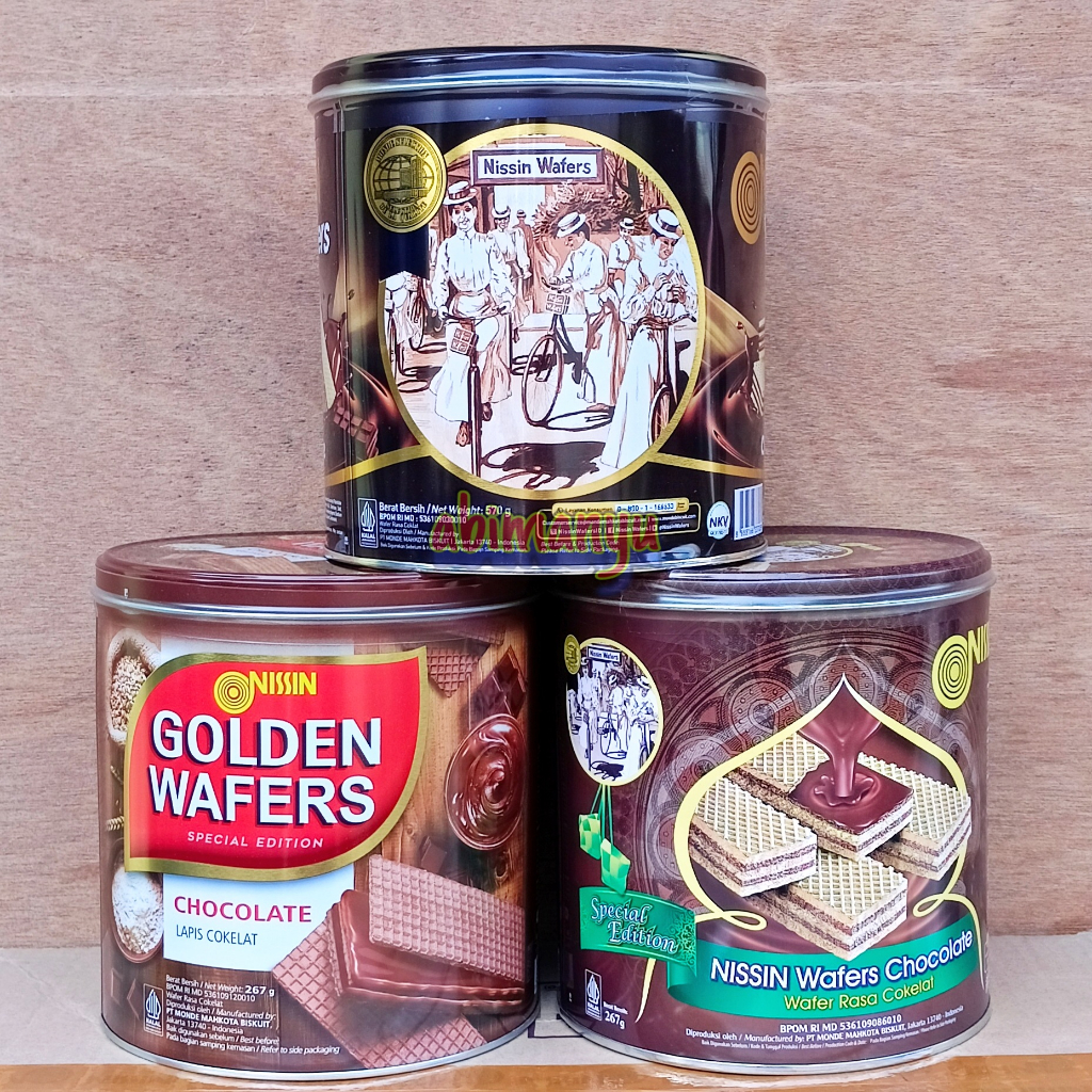 

WAFER COKLAT NISSIN KALENG