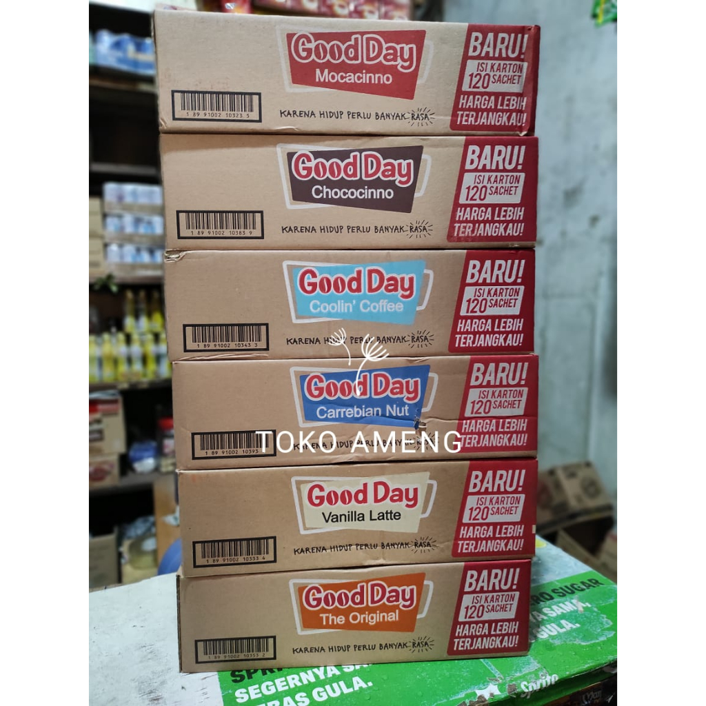 

Good Day Kopi Instan 3 in 1 - 1 DUS (120 sachet)