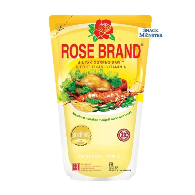 

minyakrosebrand1literdapat3pcs