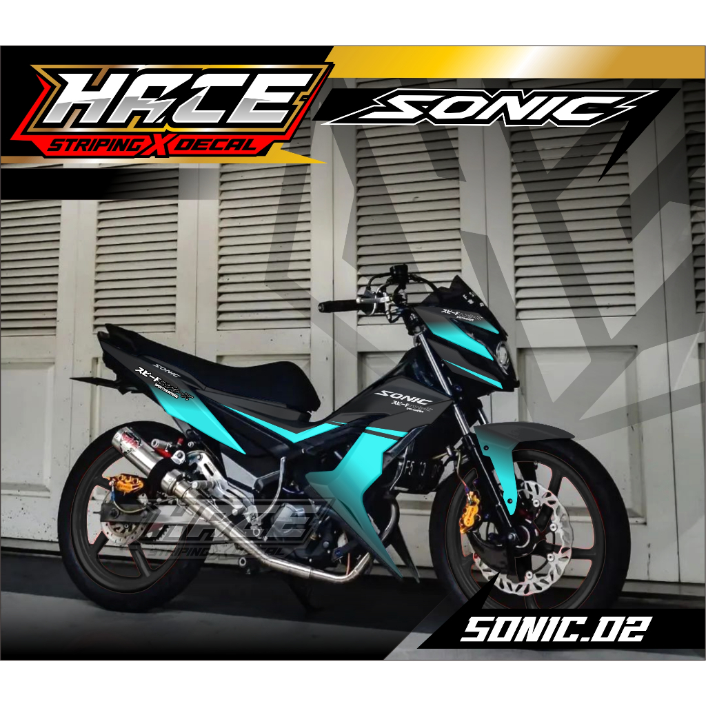 STICKER DECAL SONIC - DECAL SONIC PREMIUM SN.02