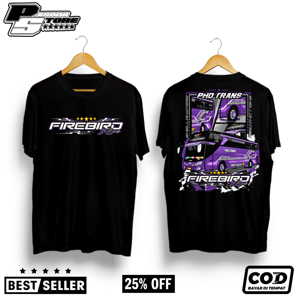 Kaos BUS MANIA PHD TRANS - Pesona store - Kaos Terbaru - [COD] - Kaos Distro - Kaos Termurah - kaos 