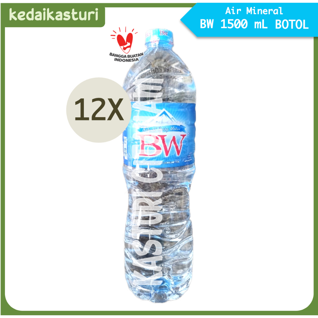 

Air Mineral BW Rose Brand 1500mL Instan Kurir - 1 Karton x 12 Botol