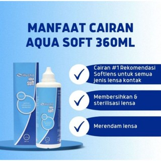 Aquasoft Ilustro Cairan Pembersih Softlens Multipurpose (value pack)