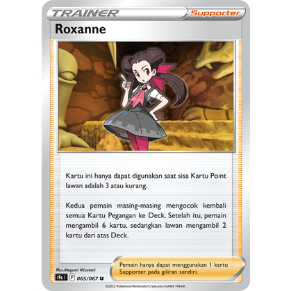 POKEMON TCG INDONESIA ROXANNE S9A 065/067