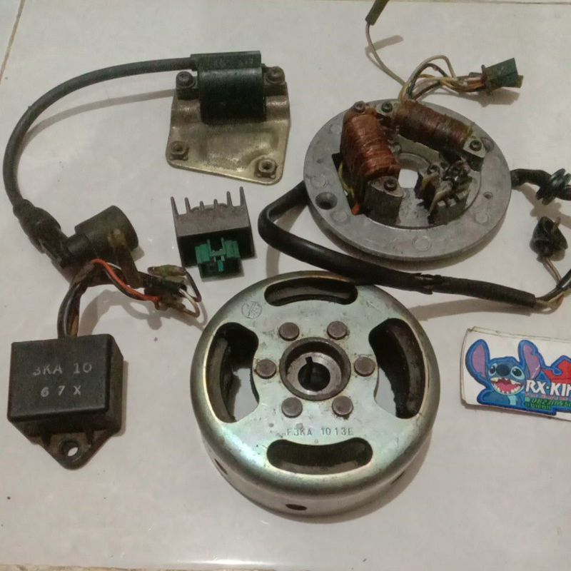 (SEPAKET )ORIGINAL COPOTAN UNIT PENGAPIAN SET SPUL MAGNET RX KING NEW