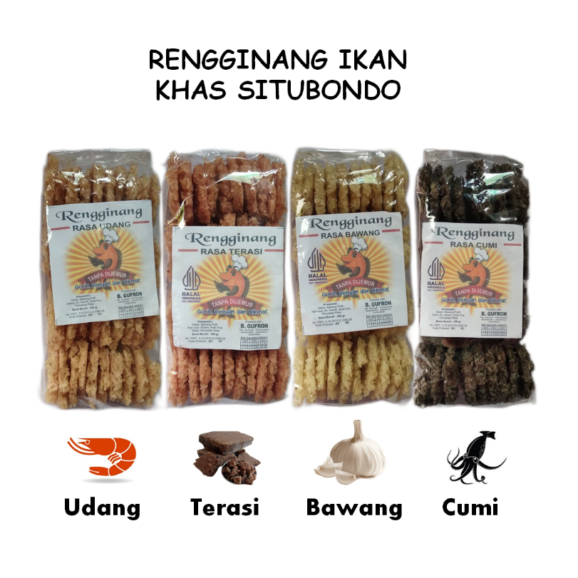 

RENGGINANG IKAN KHAS SITUBONDO, TANPA DI JEMUR, SIAP GORENG